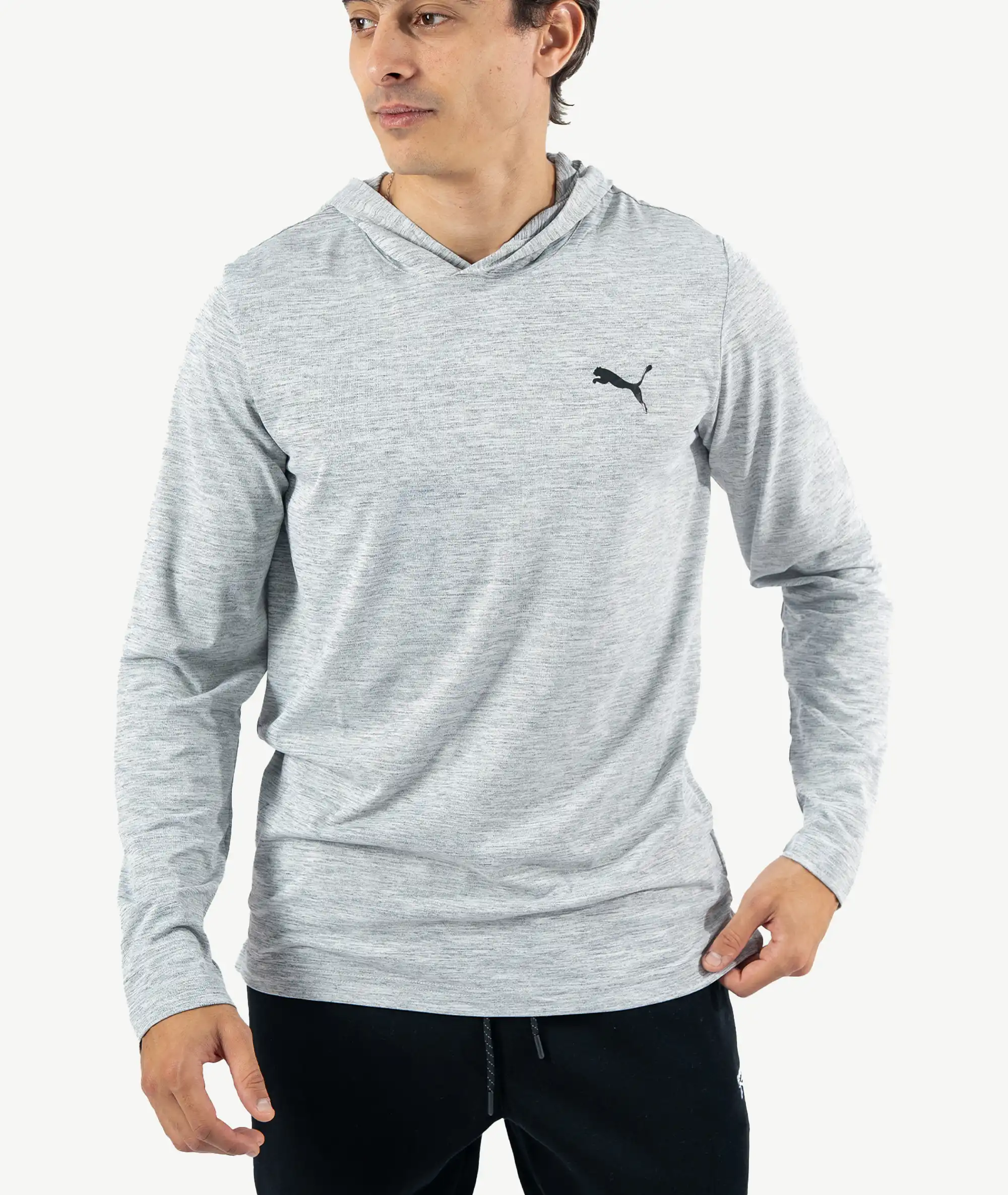 E-213010007-008_A Hoodie Sport PUMA Homme Gris Clair – Image 1