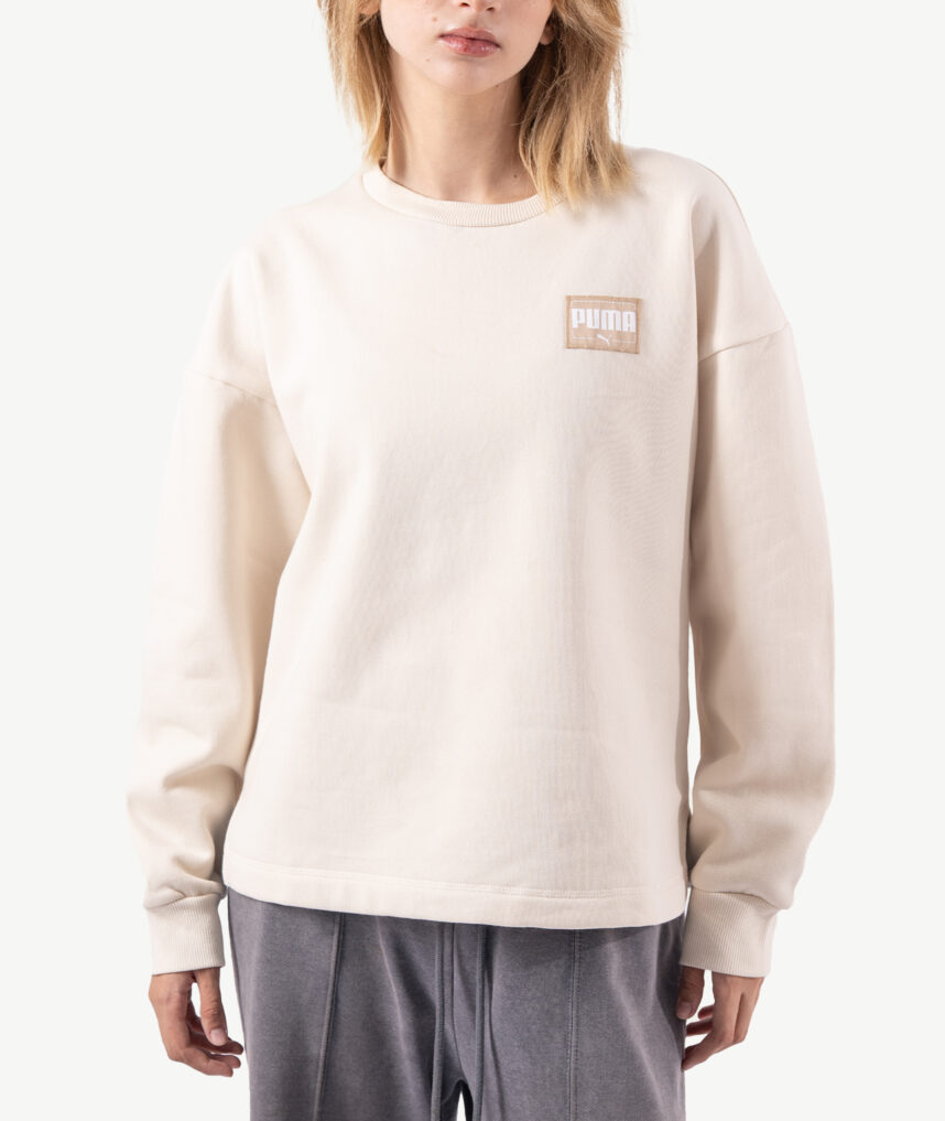 Sweatshirt PUMA Femme Biege
