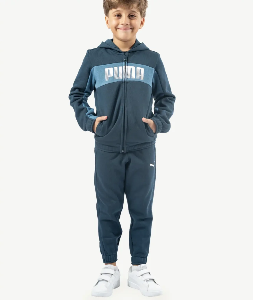 Ensembles Jogging PUMA Garçon Bleu