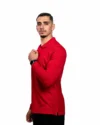 Polo Manches Longues CELIO Homme Rouge – Image 3
