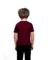 T-Shirts CHAMPION Enfant Bordeau – Image 2
