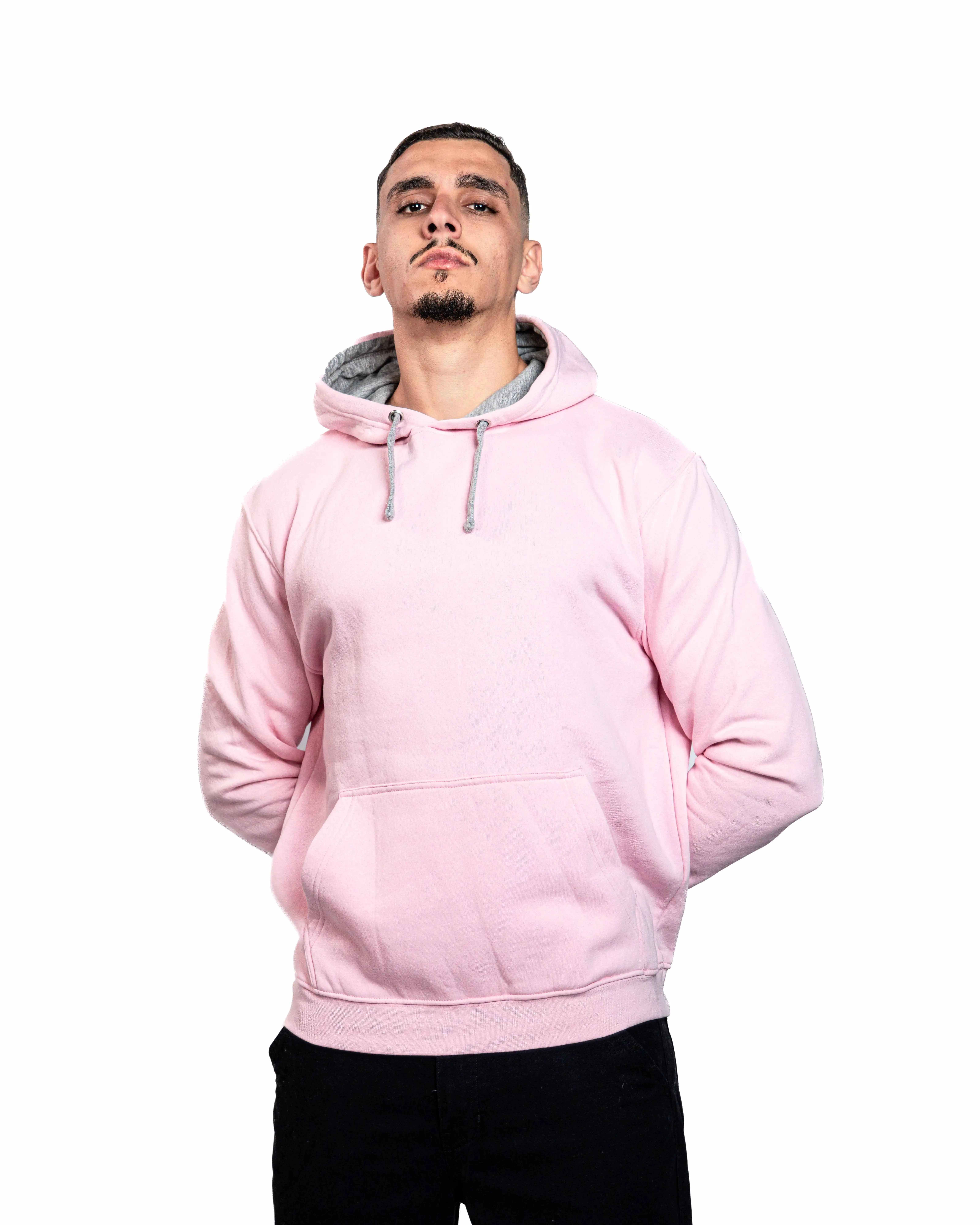 E-140010008-013_A Hoodies JACK&JONES Basique Rose – Image 1
