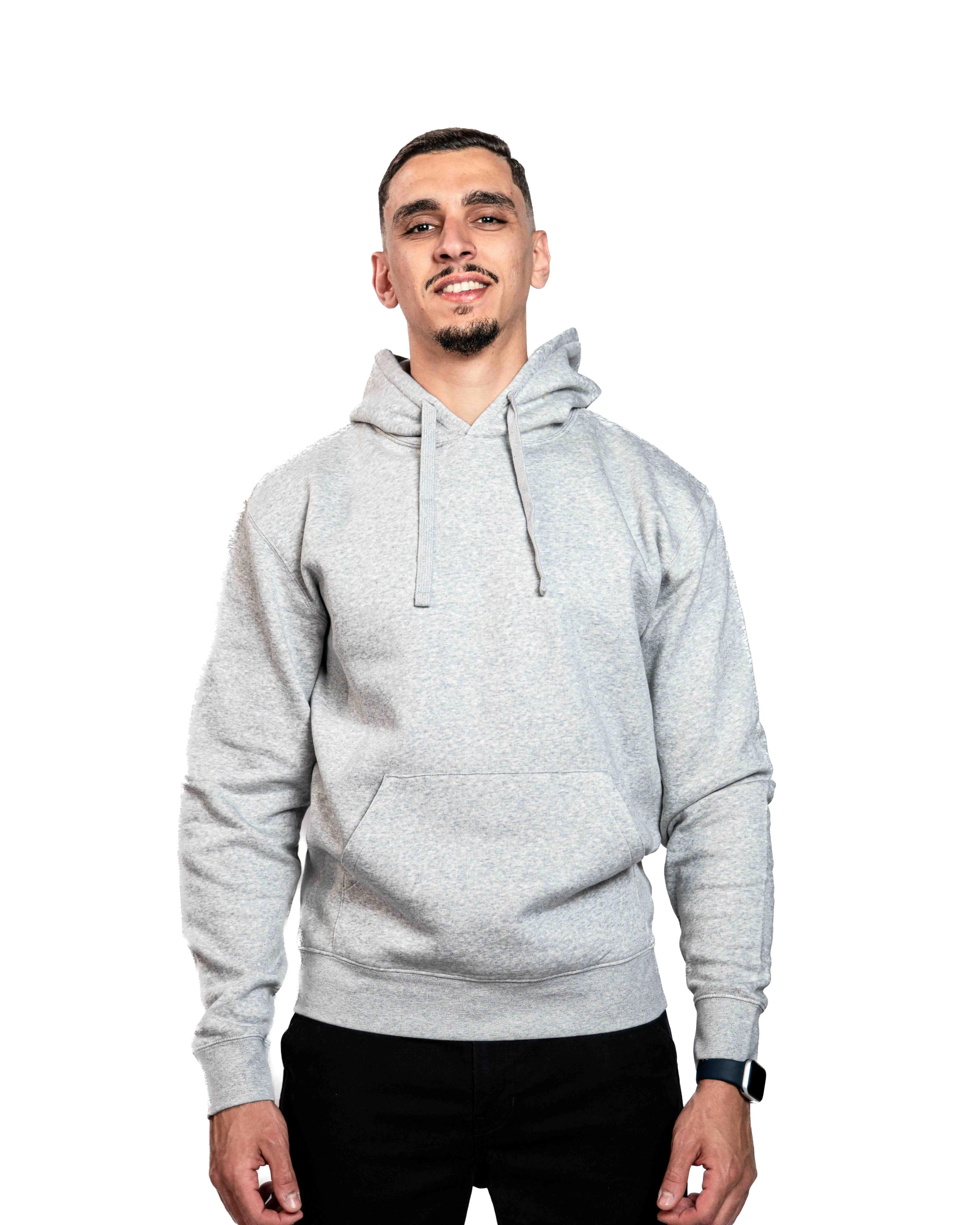 E-140010009-008_A Hoodies JACK&JONES Basique Gris chiné – Image 1