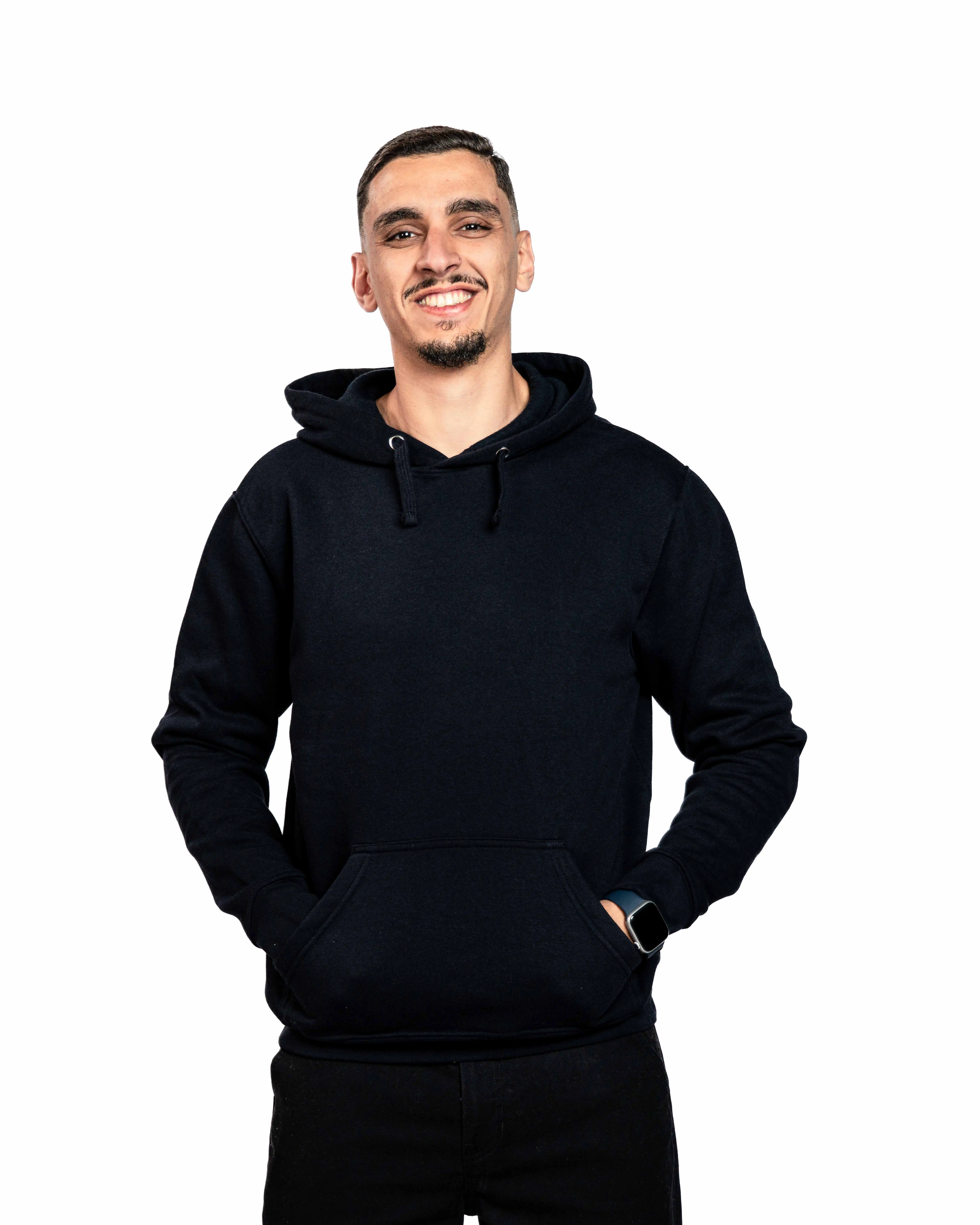 E-140010012-003_A Hoodies JACK&JONES Basique Noir – Image 1