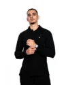 Polo Manches Longues JACK&JONES Noir – Image 4