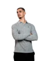 Polo JACK&JONES Gris Basique Logo Noir – Image 4