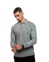 Polo JACK&JONES Gris Basique Logo Bleu – Image 4