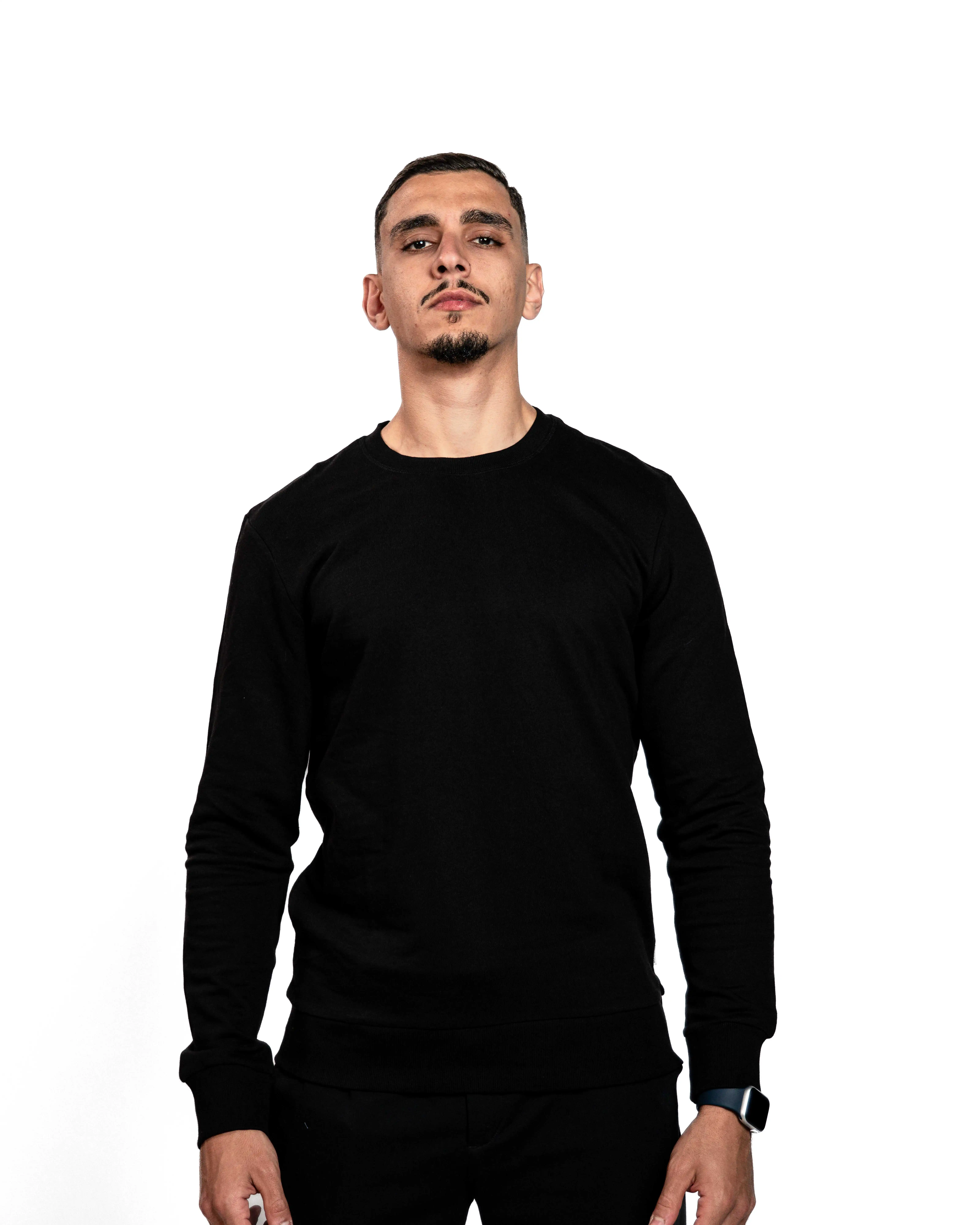 E-140038002-008_A Sweatshirt En Coton Coupe Décontractée – Image 1