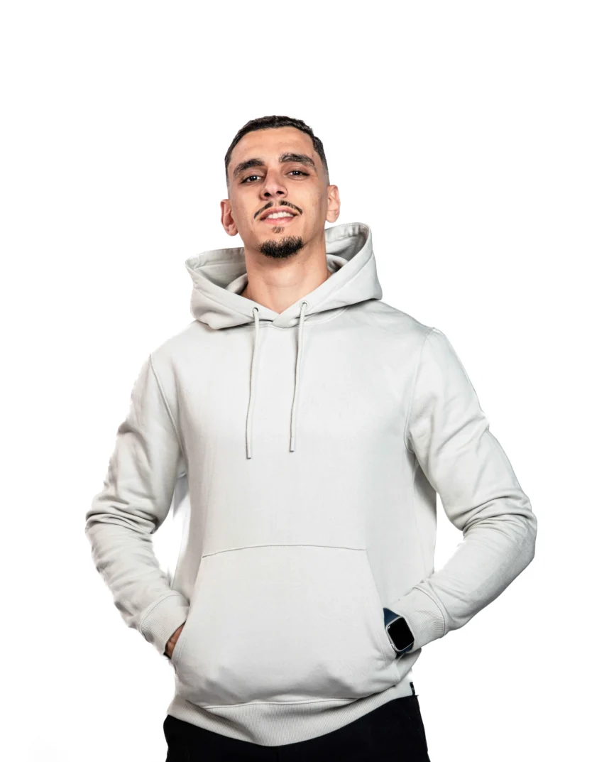 Hoodies JULES Basique vert clair