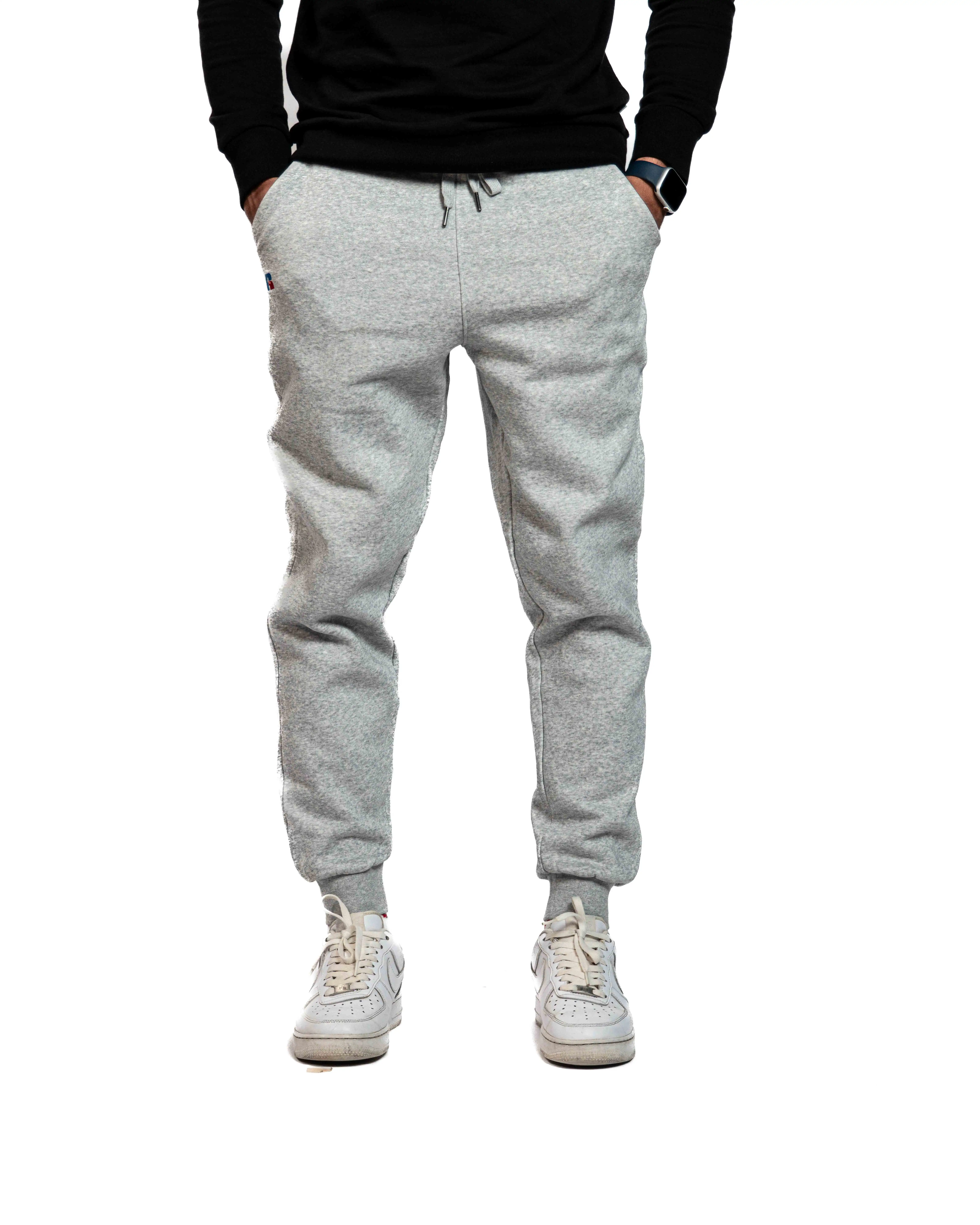 E-208015001-008_A Pantalon Jogging Russel Gris Chiné – Image 1