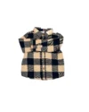 Chemise en flanelle à carreaux bleu et beige – Image 2