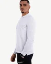 Polo Manches Longues CELIO Homme Blanc – Image 3