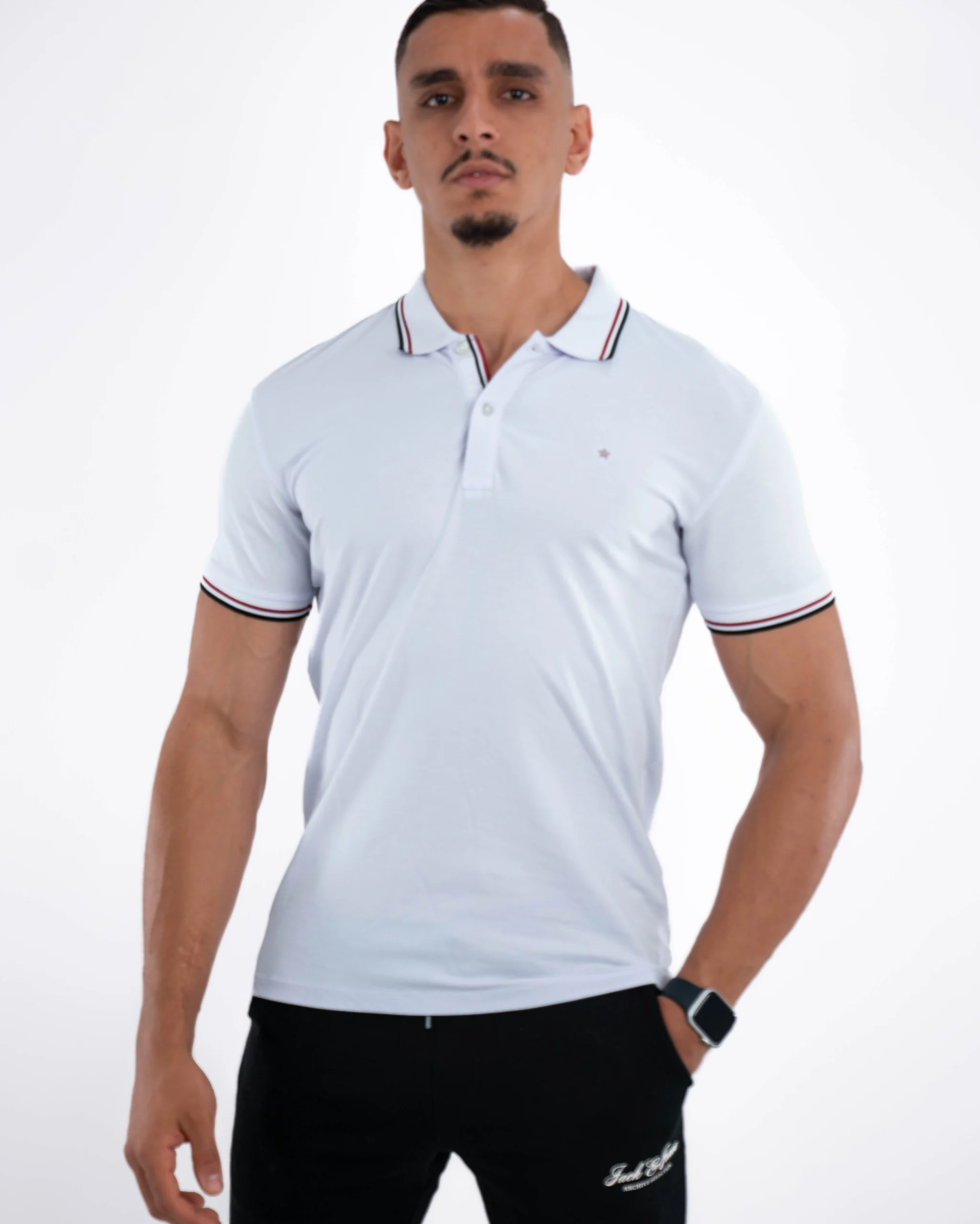 E-114020008-002_A Polo Demi-Manches Celio Blanc – Image 1