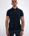 Polo Demi-Manches Celio Bleu Nuit