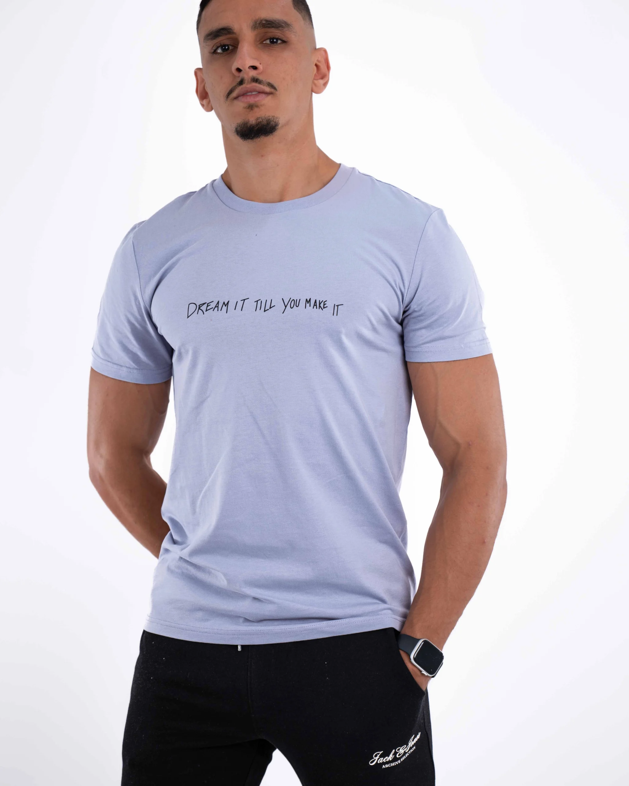 E-114034029-019_A T-Shirt Celio Print Mauve Clair – Image 1