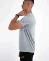 T-Shirt Celio Print Gris Chiné – Image 3