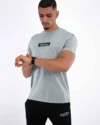 T-Shirt Celio Print Gris Chiné