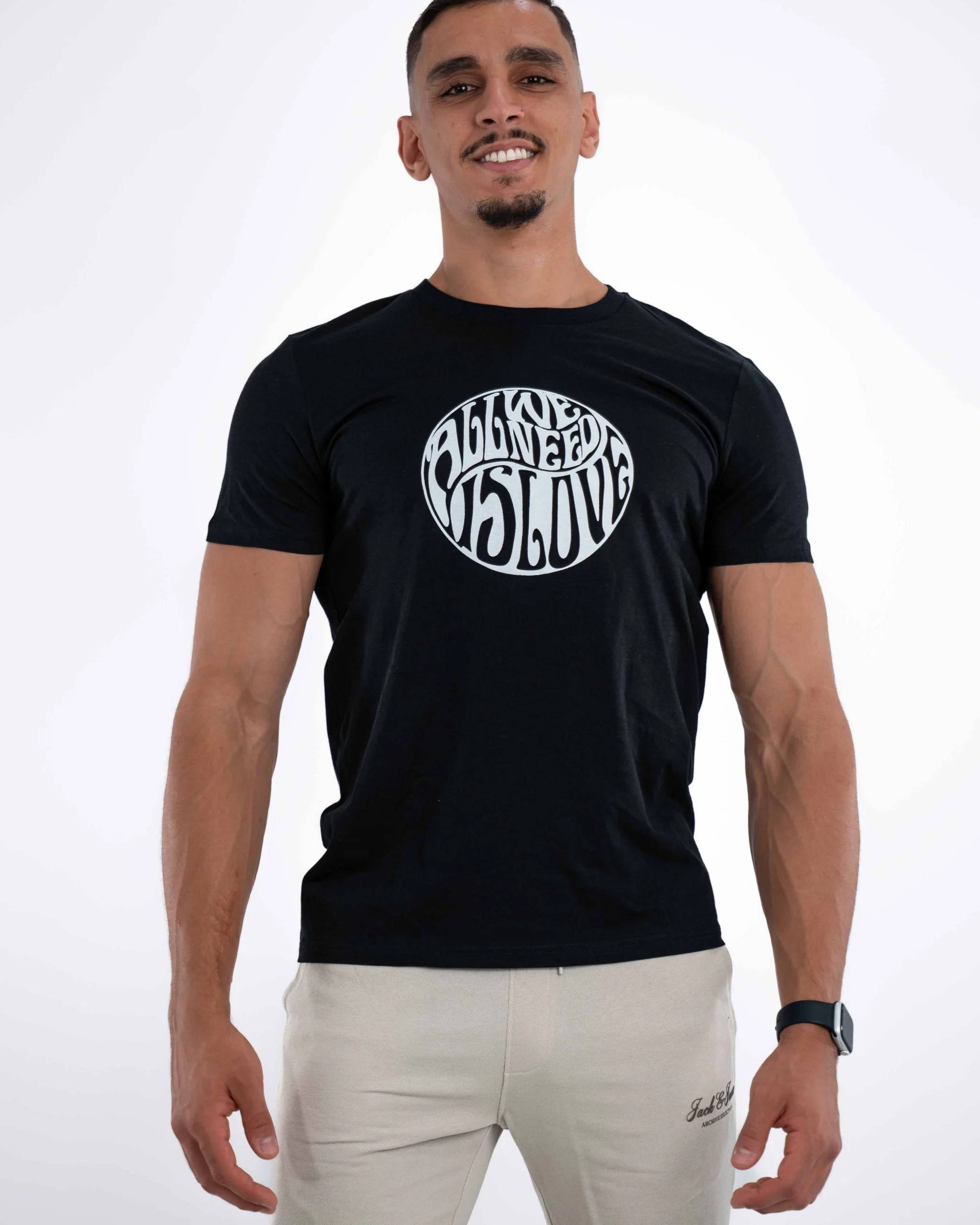 E-114034038-003_A T-Shirt Celio Print Noir – Image 1