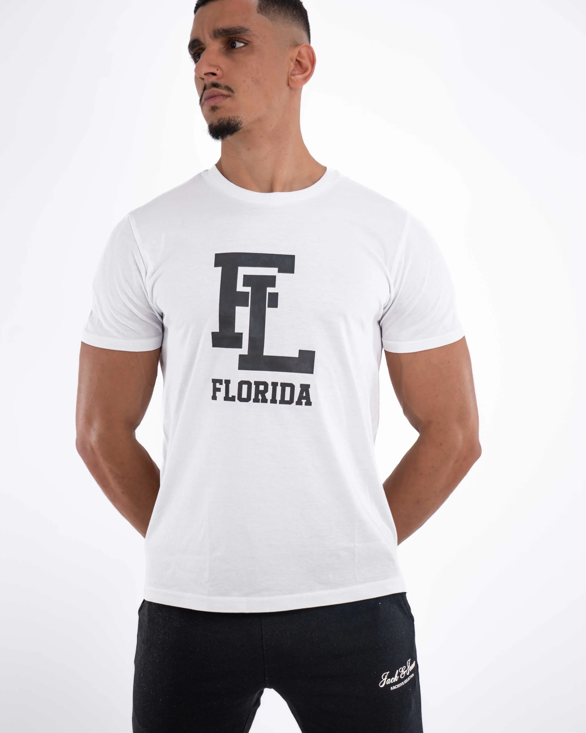 E-114034040-002_A T-Shirt Celio Print Blanc – Image 1