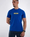 T-Shirt Celio Print Bleu