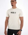 T-Shirt Celio Print Crème