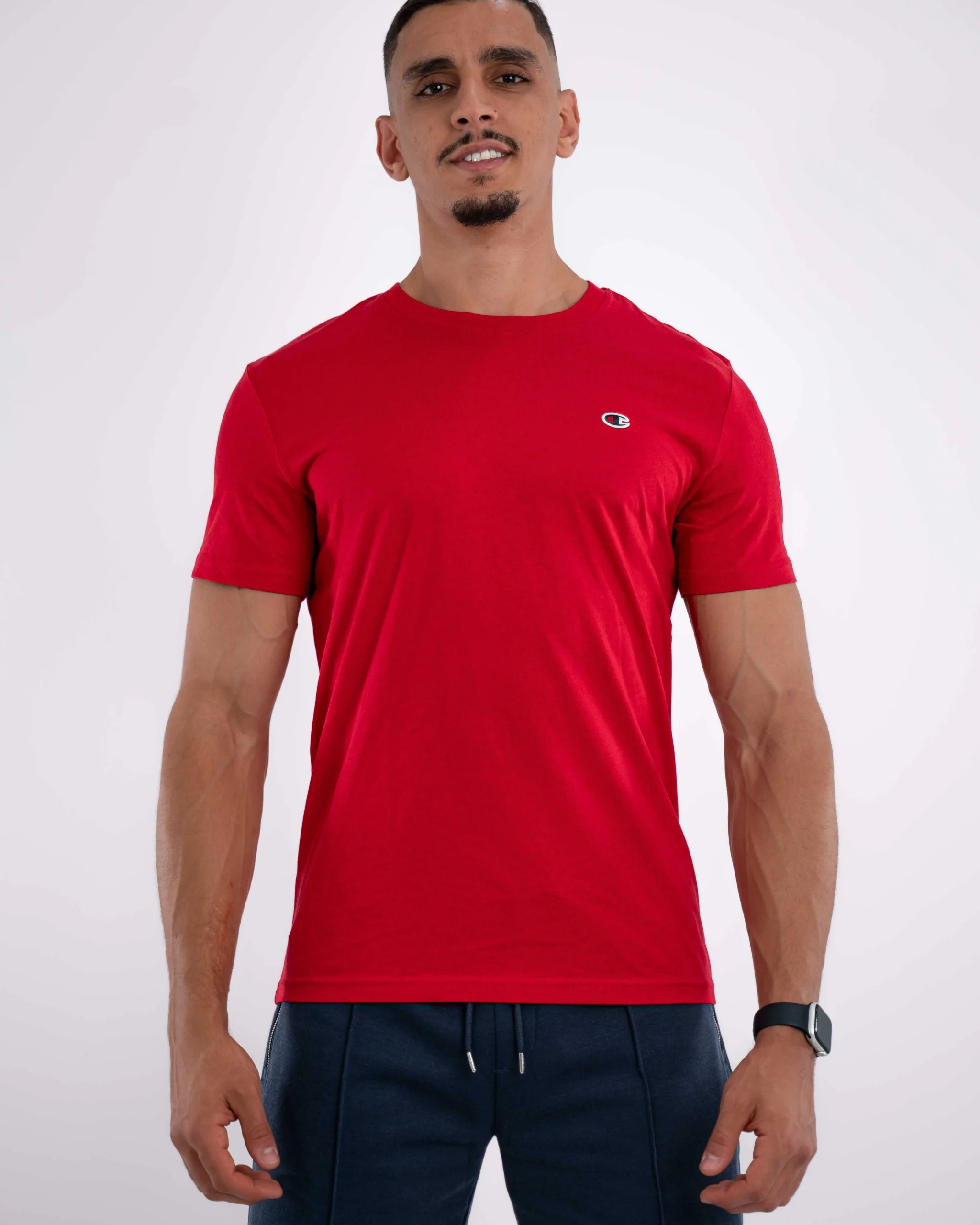 E-115034059-004_A T-Shirt Basique Champion Rouge – Image 1