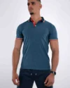 Polo Demi-Manches Jack&Jones Bleu