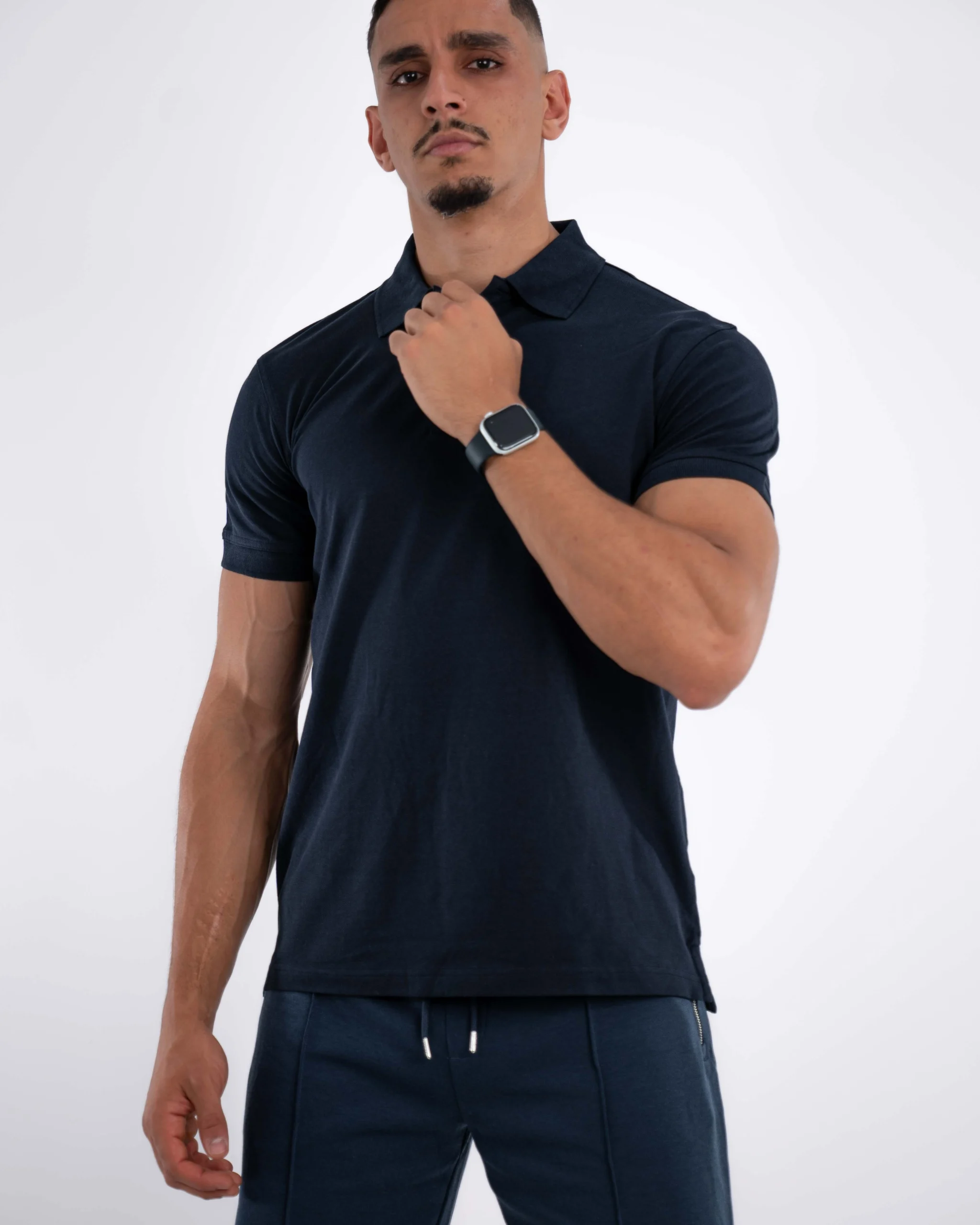 E-140020017-006_A Polo Demi-Manches Jack&Jones Bleu Nuit – Image 1