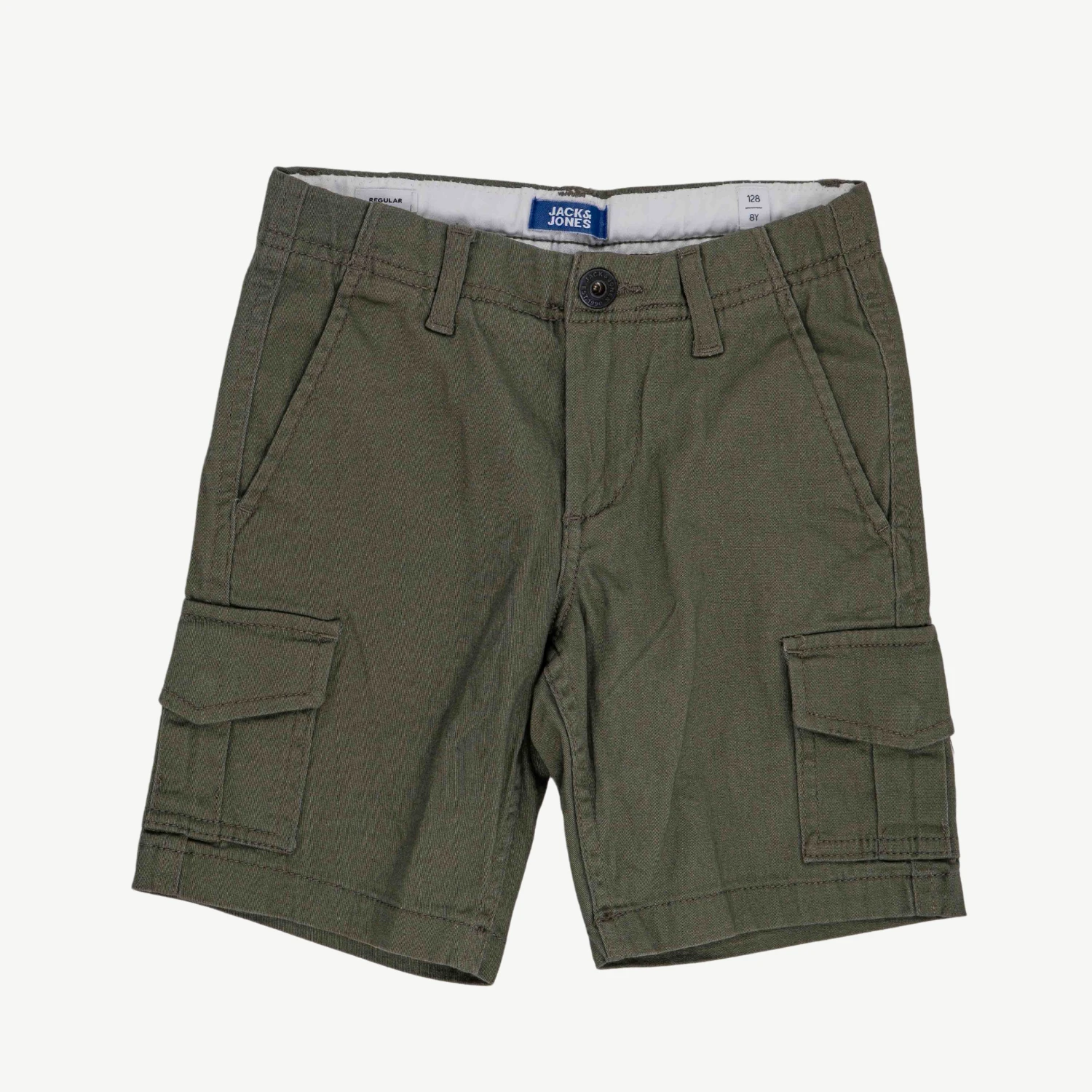 E-140027001-009_A Short Garçon JACK&JONES Vert foncé – Image 1