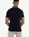 Polo Demi-Manches Celio Noir – Image 3