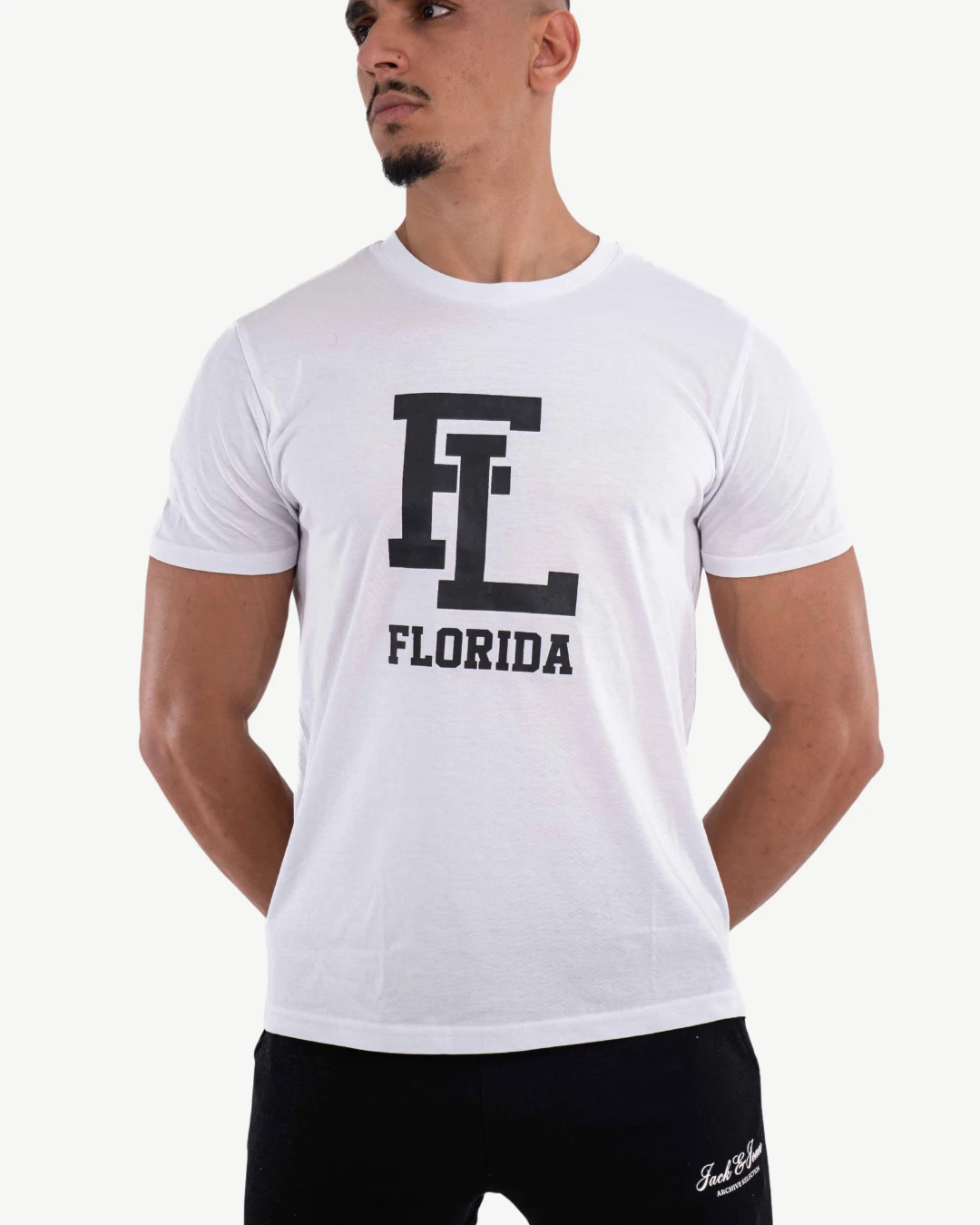 E-114034040-002_A T-Shirt Celio Print Blanc – Image 1