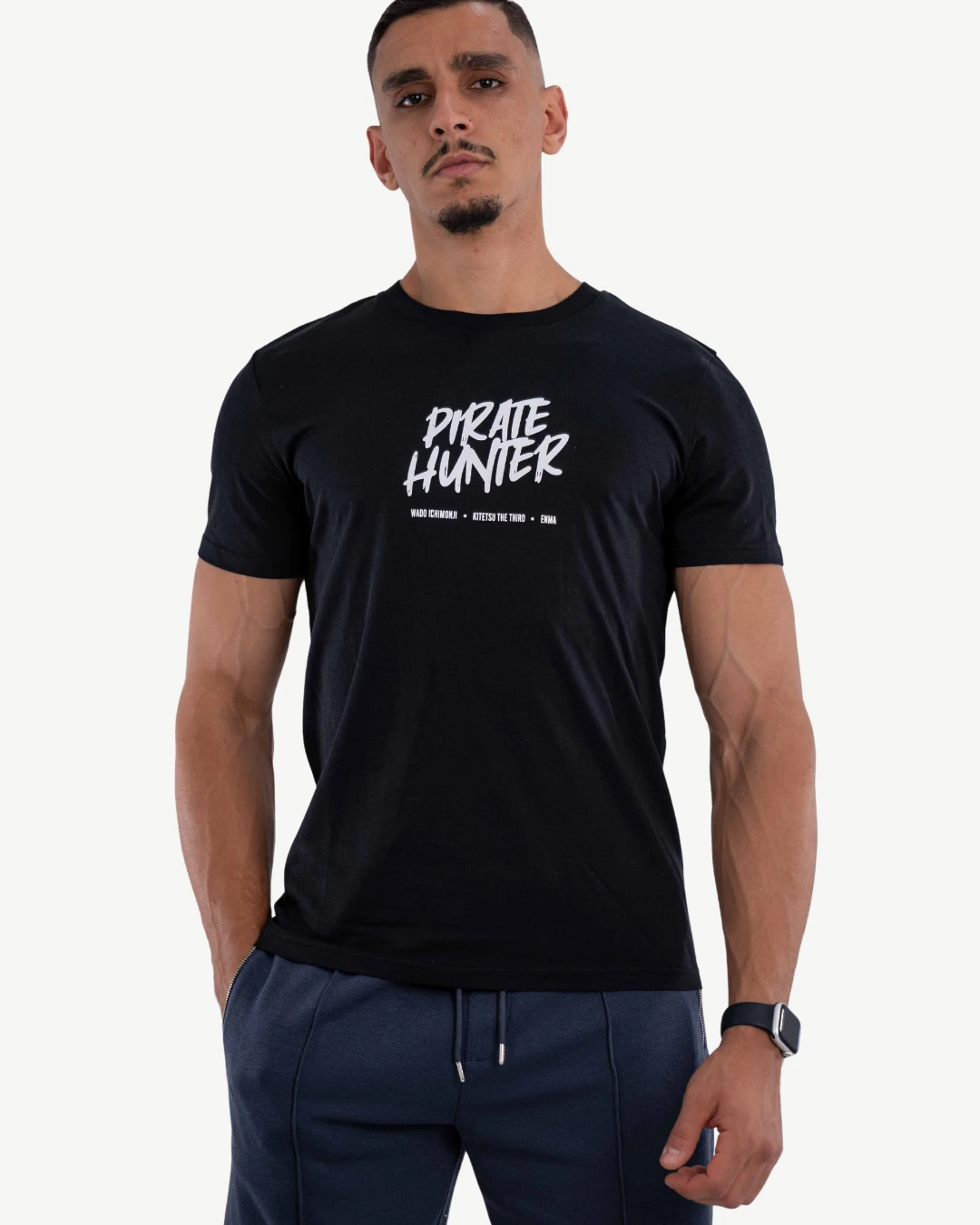 E-114034044-003_A T-Shirt Celio Print Noir – Image 1