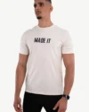 T-Shirt Celio Print Crème