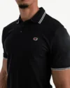 Polo Demi-Manches Champion Noir – Image 4