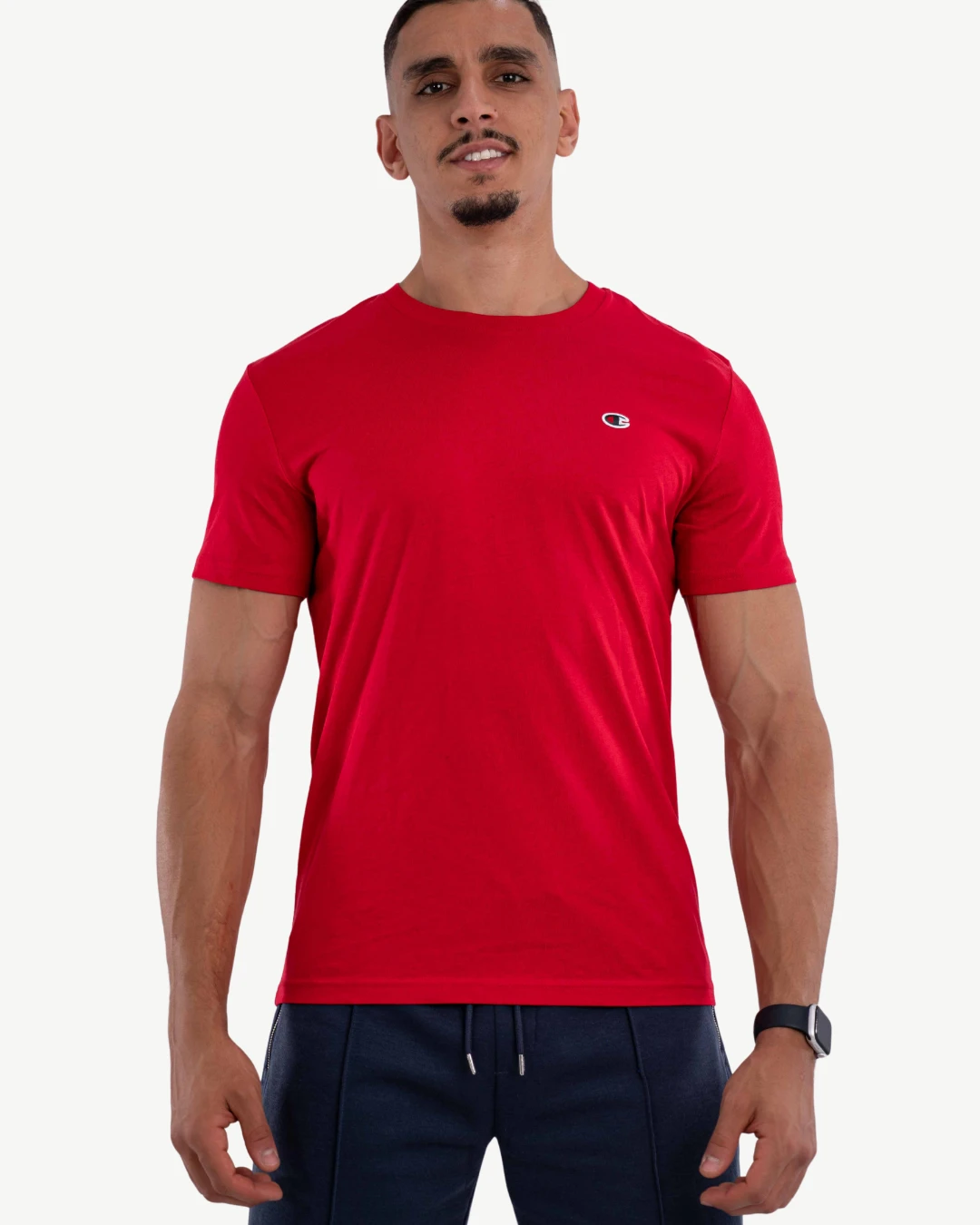 E-115034059-004_A T-Shirt Basique Champion Rouge – Image 1