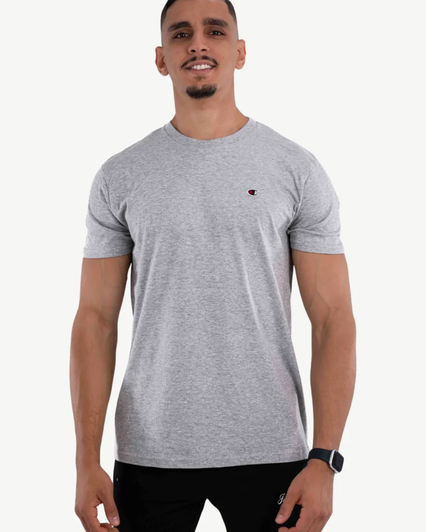 T-Shirt Basique Champion Gris Chiné