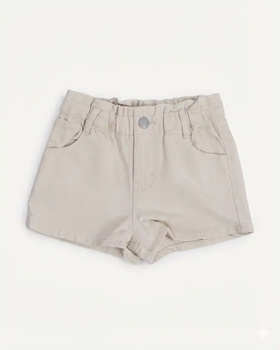 E-159027001-002_A Short Fille OKAIDI Blanc – Image 1