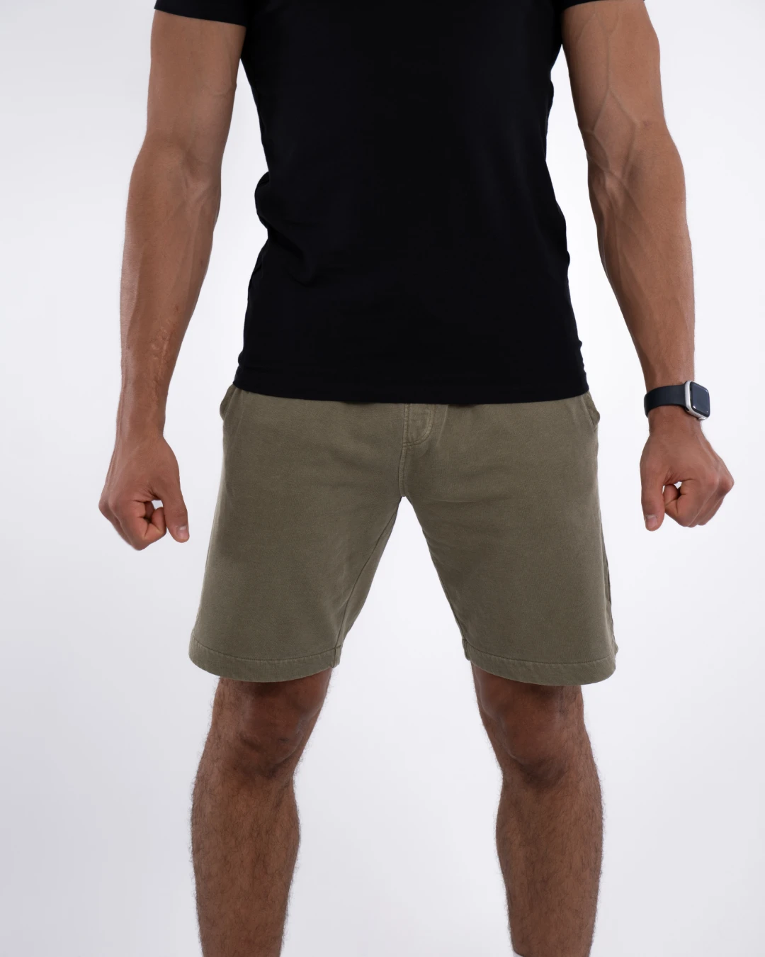 E-228027002-009_A Short Jogging C Vert kaki – Image 1