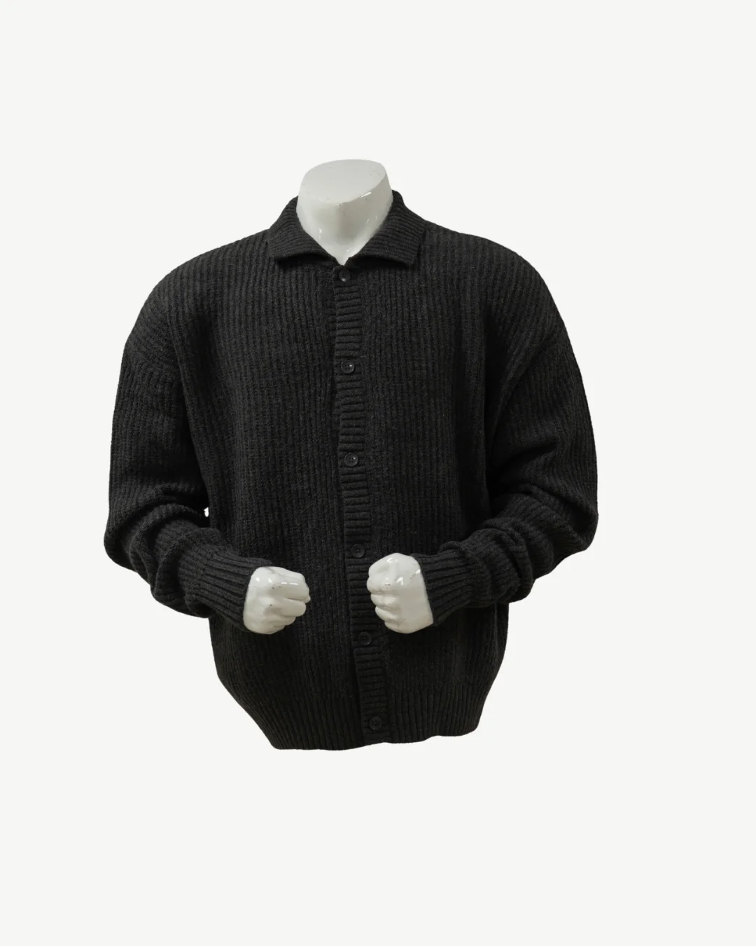 E-140005002-008_A Cardigan Jack&Jones Gris Foncé – Image 1