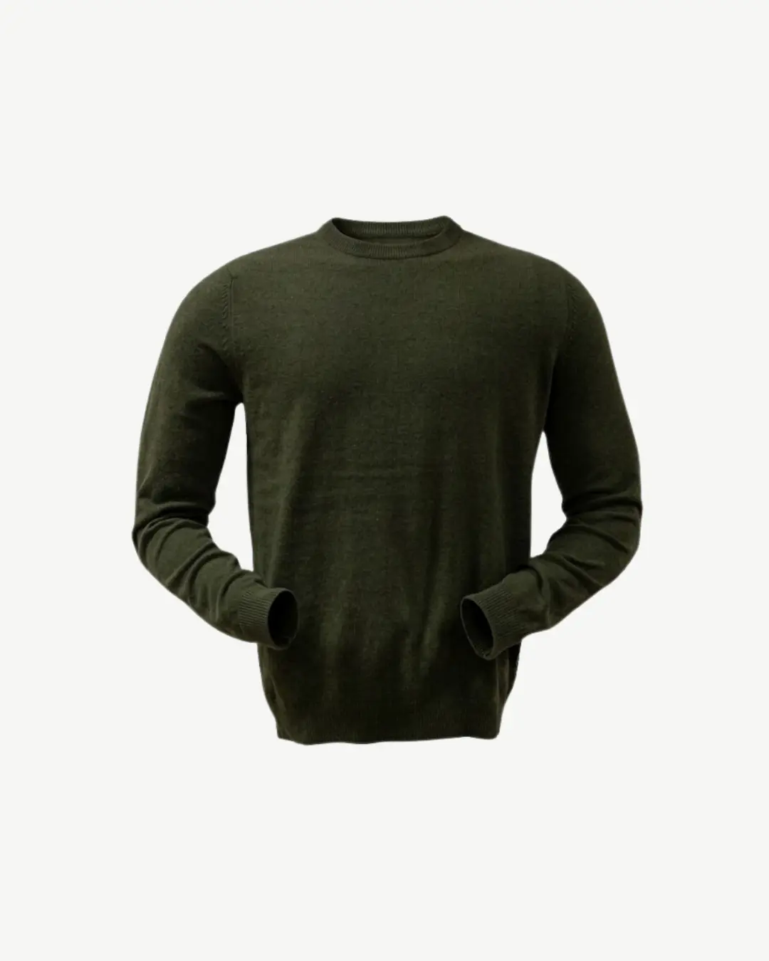 E-140021015-009_A Pull en Laine Jack&Jones Vert Foncé – Image 1